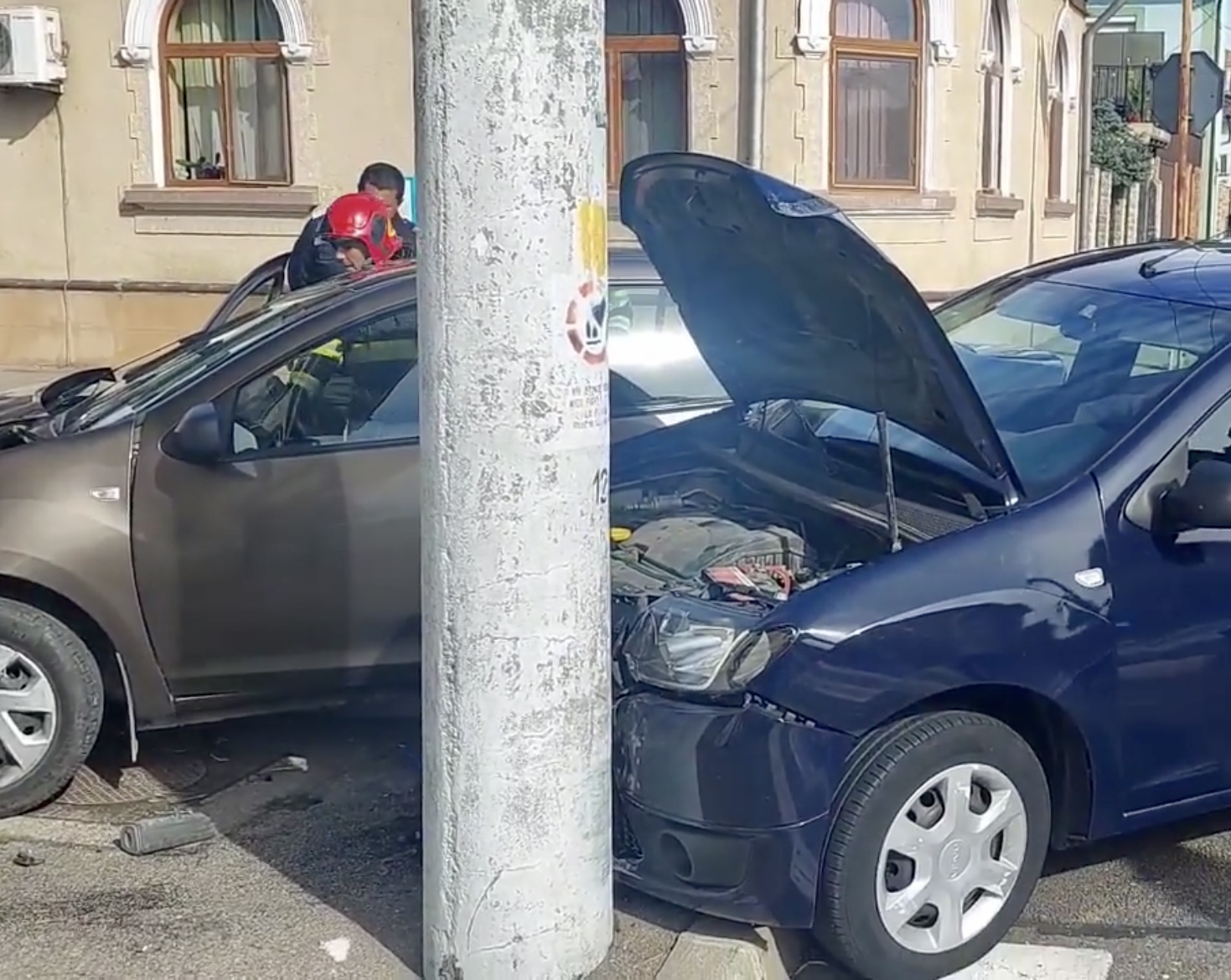 Accident rutier produs la intersecția străzii Independenței cu strada Mareșal Averescu