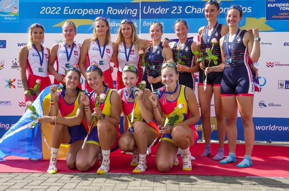 Canotorii români au cucerit 14 medalii la Campionatele Europene Under-23