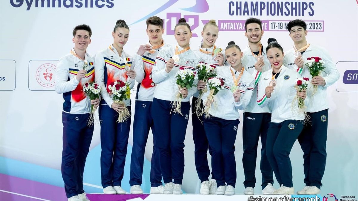 România a cucerit opt medalii la Campionatele Europene de gimnastică aerobică, desfășrate în Antalya